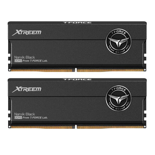 T-Force Xtreem 48GB DDR5 7600MHz CL36 Aluminum Black Kit T-Force Xtreem 48GB DDR5 7600MHz CL36 Aluminum Black Kit